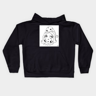 AnnoyedClownGirl Kids Hoodie